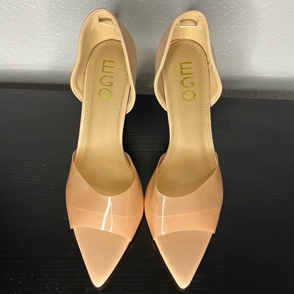 NWOT nude clear EGO heels from ASOS - super sexy to dress up or down - Picture 4 of 7